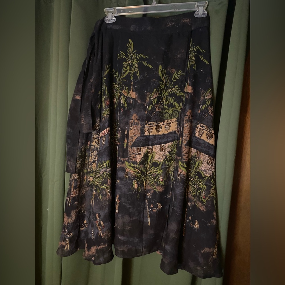 Chico's Wrap Skirt in Black Chico size 1